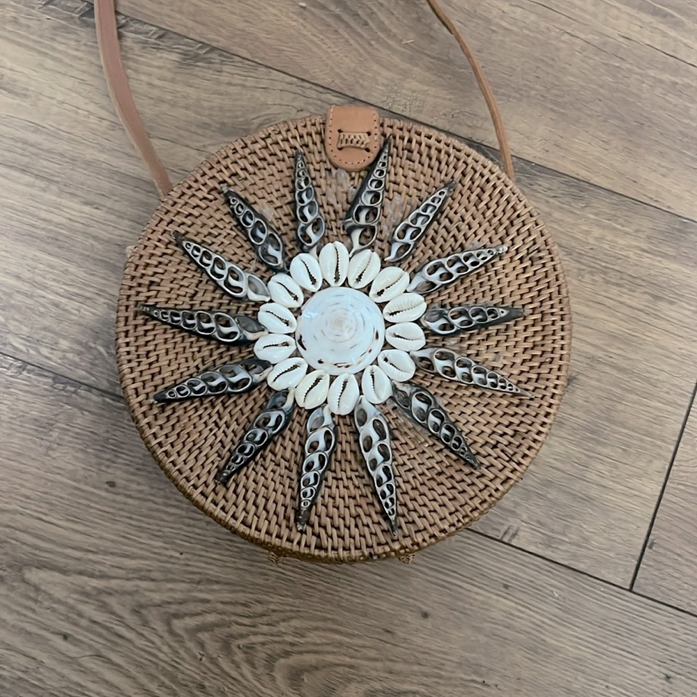 Handmade rattan Bali bag